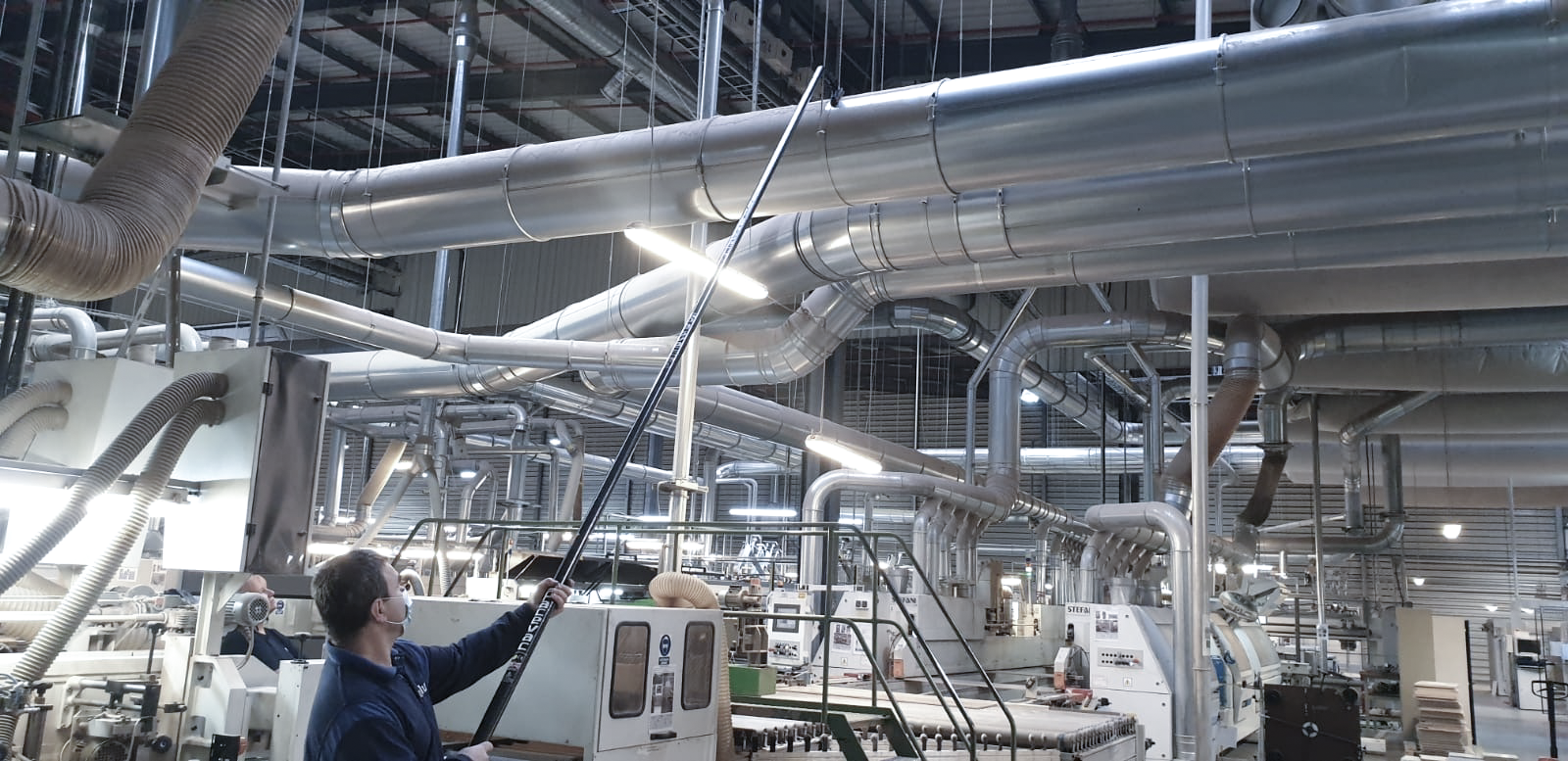 High-Level Industrial Vacuum System